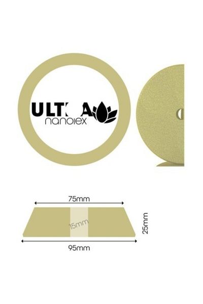 NANOLEX Burete de lustruit super abraziv Nanolex Ultra Cut Pad DA 95x25x75 mm 1 buc.