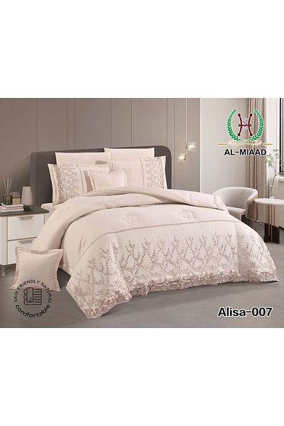 Gerenic 8-piece lace layer bridal bedspread