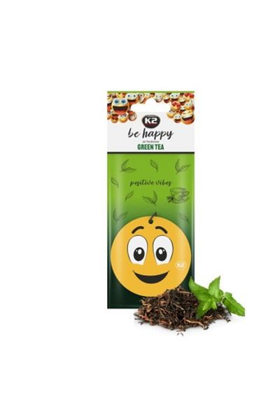 K2 Odorizant auto Be Happy, ceai verde