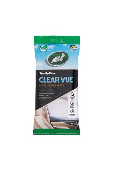 Turtle Wax Șervețele umede Cleare Vue pentru curățarea geamurilor, 24 buc.