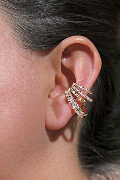 ÖZÜM TAKI Women's Steel Cockle Earrings Single Ear (Left Ear)