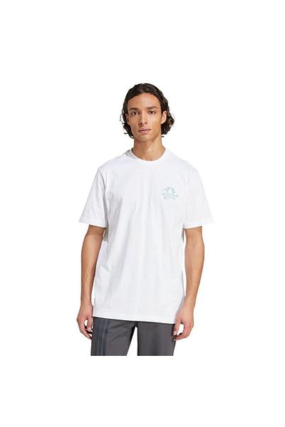 adidas Ανδρικό λευκό μπλουζάκι GRAPHIC TEE KC4956