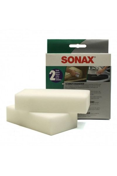 Sonax Set de 2 bureți pentru îndepărtarea murdăriei de pe componentele din plastic ale interiorului mașinii Sonax