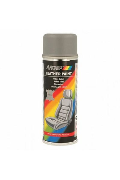 Motip Grey Leather Spray Paint 200ml Grey