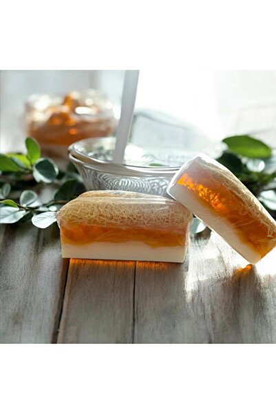 ALJEN ORGANİC Doğal Kabak Lifli Eşşek Sütlü ve Ballı Sabun 130 gr(1 ADET)