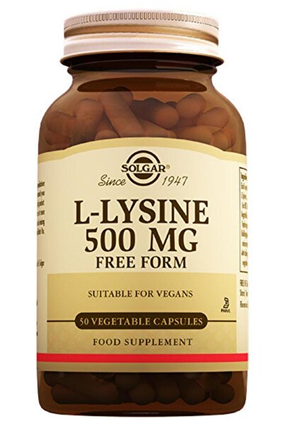 Solgar L-lysine 500 Mg 50 Capsules