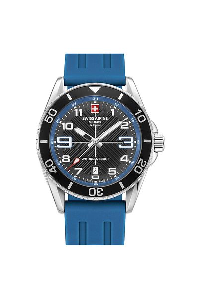 Swiss Alpine Military Mens Watch Swiss Military 7029.1835, Quartz, 42mm, 10ATM