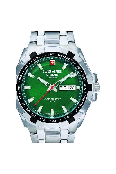 Swiss Alpine Military Mens Watch Swiss Military 7043.1134, Quartz, 42mm, 10ATM
