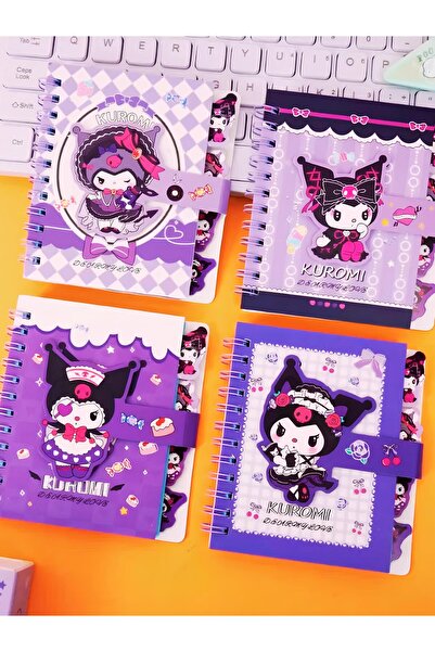 ÖZ OFİS Kuromi Ayraçlı 60 Yaprak Çizgili Defter