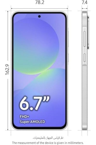 Samsung Galaxy A36 5G (Awesome White, 12GB, 256GB)