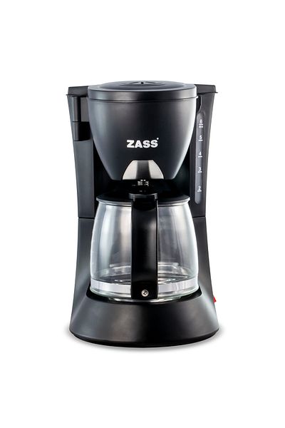 Zass Zcm 02 Coffee Maker, 600w, 0.6l, 4-6 Cups, Anti-drip System, Black