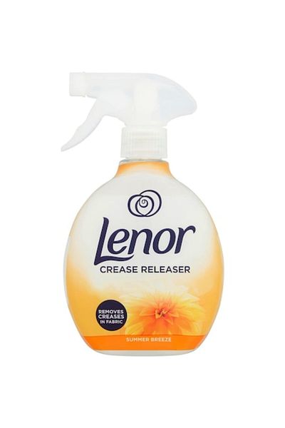lenor Spray de eliminare cute de pe haine fara calcare, Lenor Crease Releaser, Summer Breeze, 500 ml