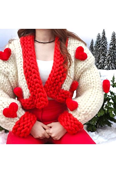 Charme Elegant el örgüsü hırka