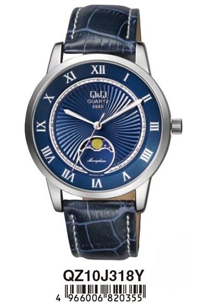 Q&Q Men's Watch, Q&Q by Citizen, Moonphase QZ10J318Y