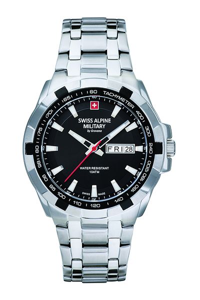 Swiss Alpine Military Mens Watch Swiss Military 7043.1137, Quartz, 42mm, 10ATM