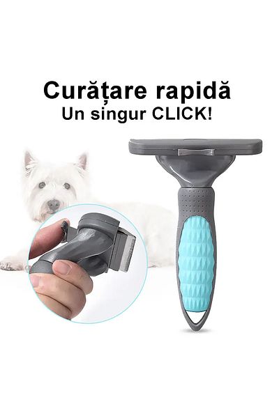 QuTek Hair Brush Dogs, Cats, Animals, QuTek, Anti-shedding, for trimming, easy to remove hair, M