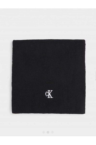 Calvin Klein Logo Scarf K60K611265 Black