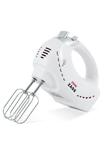 Zass Mixer de mână ZHM 05, 200W, 5 viteze, funcție Turbo