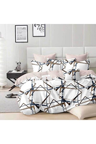 Patul Λινό από λεπτό βαμβάκι, θειούχο, διπλό κρεβάτι, 2 άτομα, 6 τεμάχια