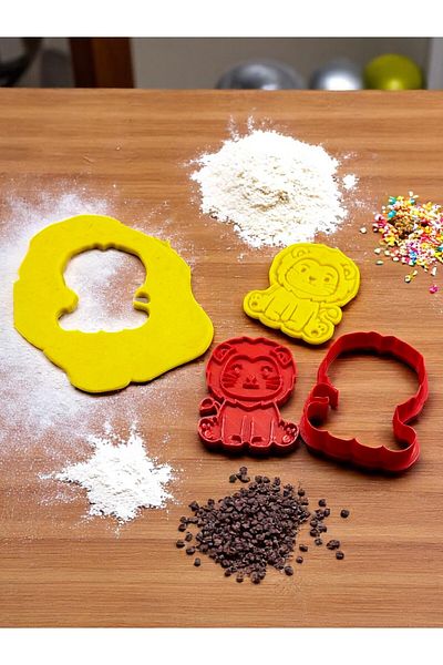 AlisTech Lion Cookie Mold-8Cm