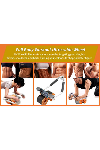 Denx Automatic Rebound Abdominal Wheel,Ab Roller for Abdominal Exercise Machine,Abs Workout Equipment