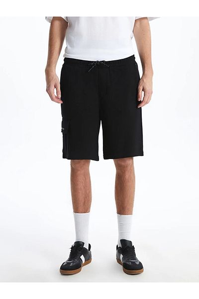 LC Waikiki Ανδρικό σορτς XSIDE Μαύρο Standard Fit