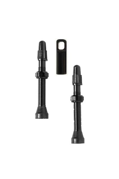 Fakir 2-pack Presta Tubeless Valves, , 40 Mm, Anodized Aluminum, With Core Remover