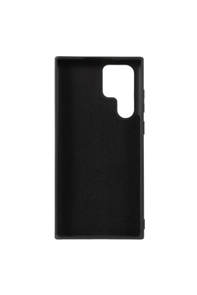 SprintMag Husa de Protectie Premium pentru Samsung S22 Ultra cu Protectie Camere Microfibra Silicon Negru