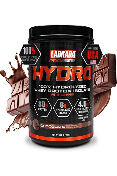 Labrada Hydro 100% Pure Hydrolyzed Whey Protein Isolate Powder, Lactose Free ...