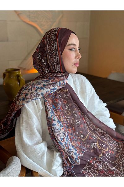 Modakaşmir شال لينا بنمط بيتراك