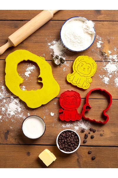 AlisTech Lion Cookie Mold-8Cm