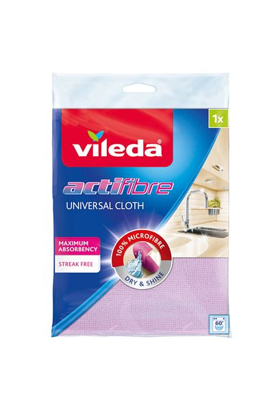 Vileda Vileda Actifibre universal microfiber mop, Purple