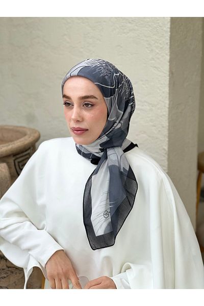 Modakaşmir وشاح بنمط الأوركيد مقاس 110 سم