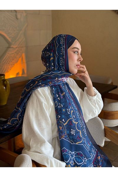 Modakaşmir شال لينا بنمط بيتراك