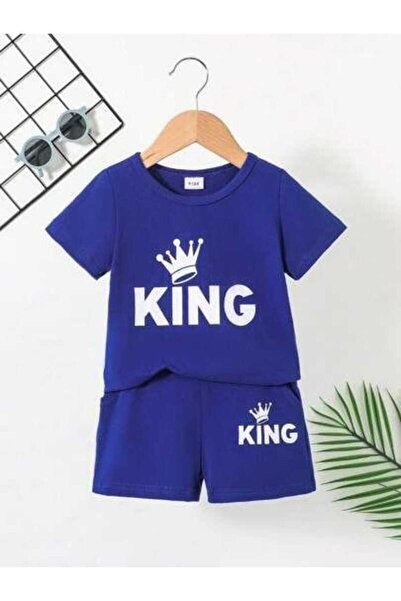 VESTIR BIEN Set pentru copii King Printed Summer, 100% bumbac