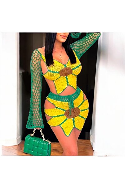 Charme Elegant set dublu tricotat manual