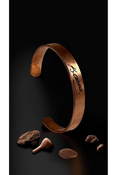 gulflower nude 100% Pure Copper Bracelet Mustafa Kemal Ataturk Unisex Adjusta...