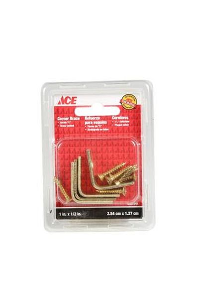 ACE Corner Brace (2.5 cm, Pack of 4)