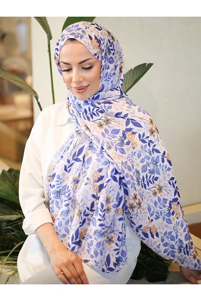 efdal şal eşarp Summer Pattern Imported Cotton Shawl