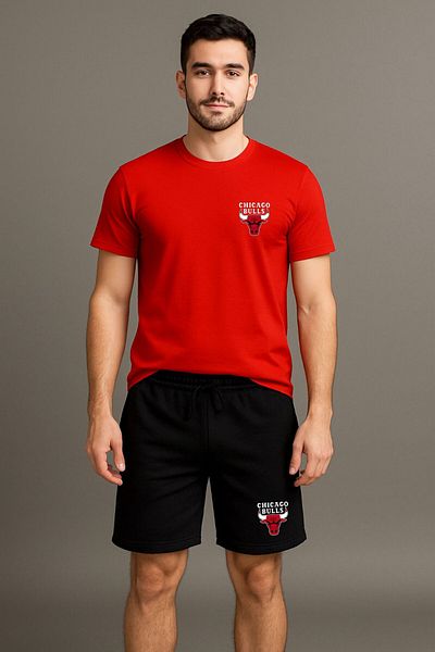 NEW TRENDY COLLECTİON Bull Logo Sports Combination – 3-Piece Set Reflecting the New Season Design City Style