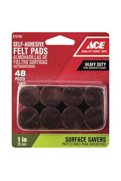 ACE Felt Round Self Adhesive Pads (2.5 cm, 2 Pc.)