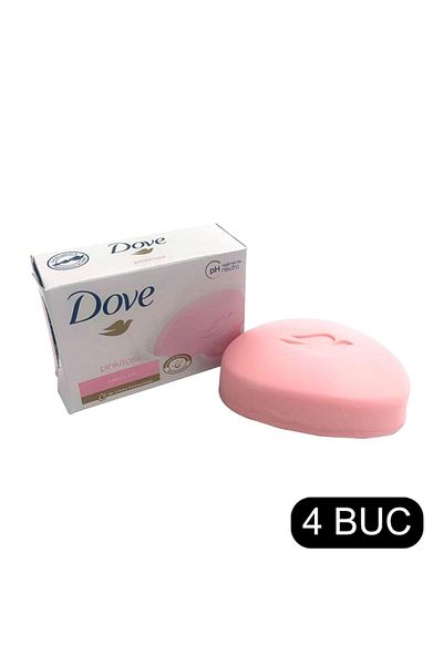 Dove Pink Cream Soap Set, 4 Pieces x 90 g