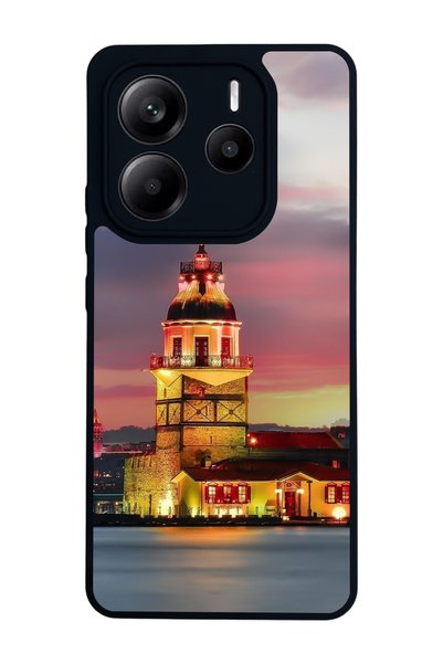 BGAKSESUAR حافظة متوافقة مع هاتف Xiaomi Redmi Note 14 5g باللون الأسود غير ال...