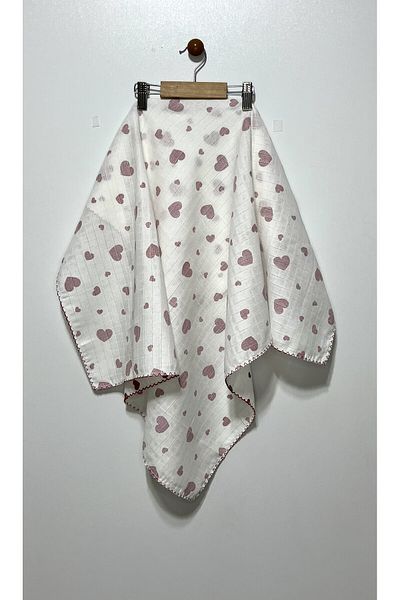 Kocaman Bebe Patterned 80*90 Baby Muslin Blanket
