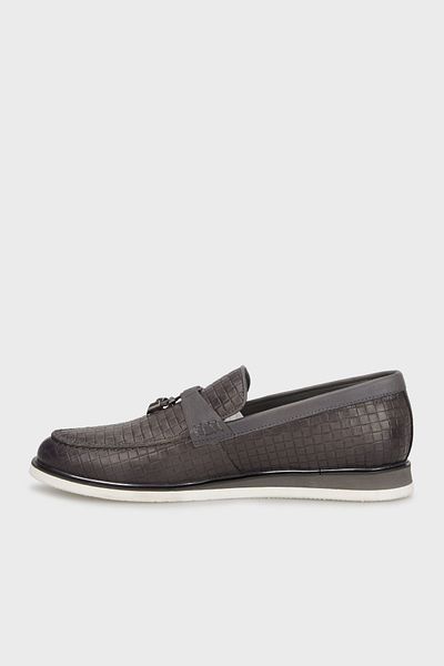 MARCOMEN Accessories Leather Crocodile Patterned Loafer Shoes Men's Shoes 15211305g1