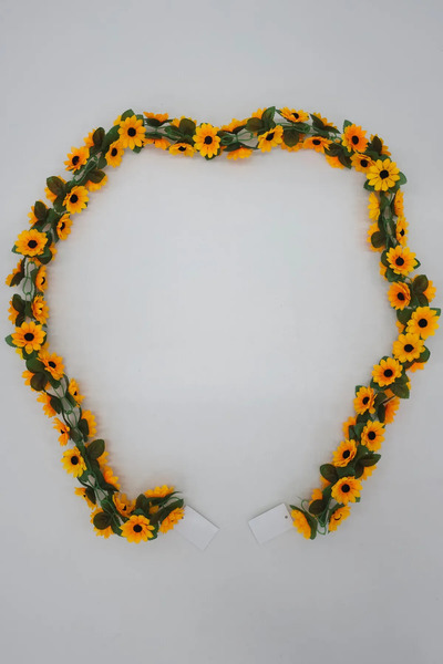 BYSHOME Sarmaşık Ayçiçeği Yapay Sarmaşık Çok Renkli 180 Cm