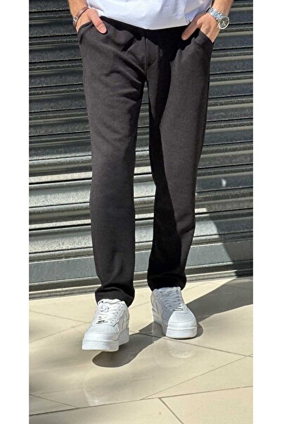 dwnwear Elastic Waistband Crepe Jogger Trousers