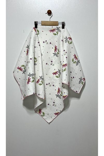 Kocaman Bebe Patterned 80*90 Baby Muslin Blanket