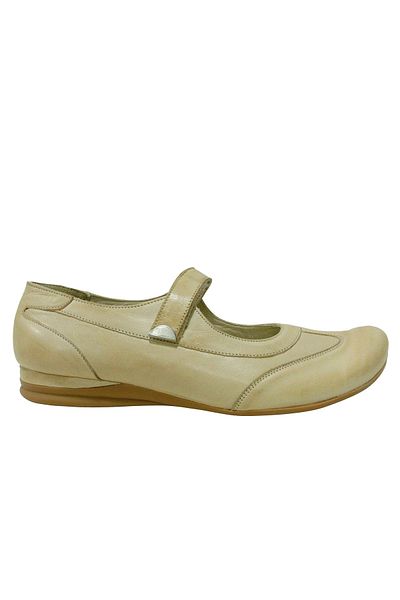 DR. FELİX Dr.Felix Beige Cream Genuine Natural Leather Velcro Anatomical Comfort Shoes