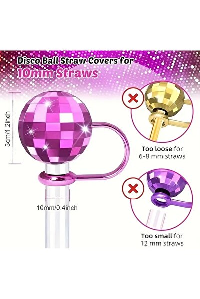 arredamento Disko Topu Şeklinde Pipet Ucu Kapağı Koruyucu